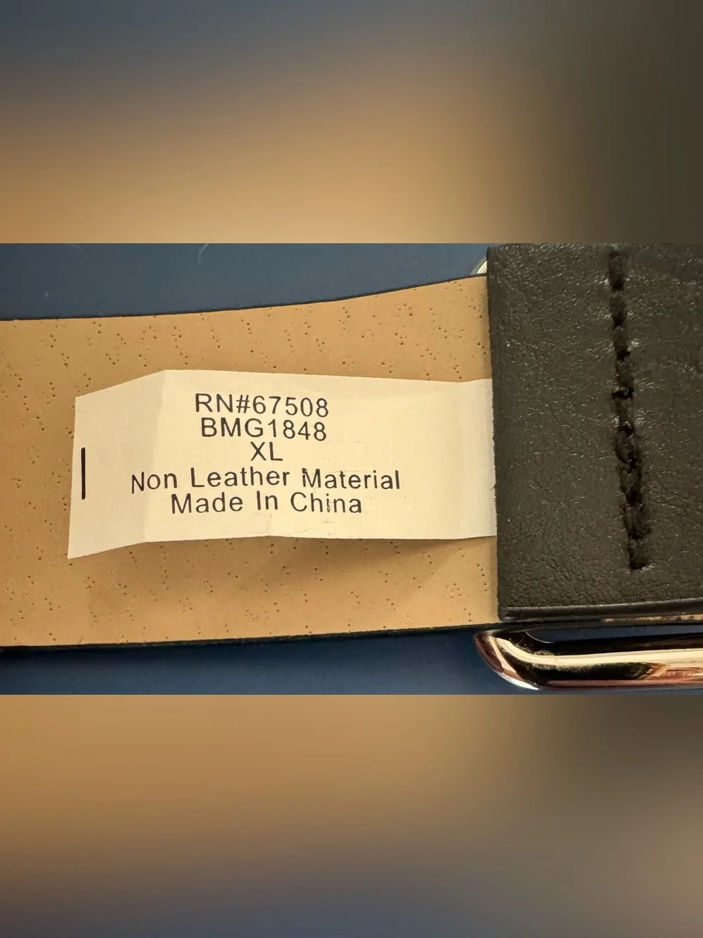 Classic Black Leather Belt with Gold Buckle